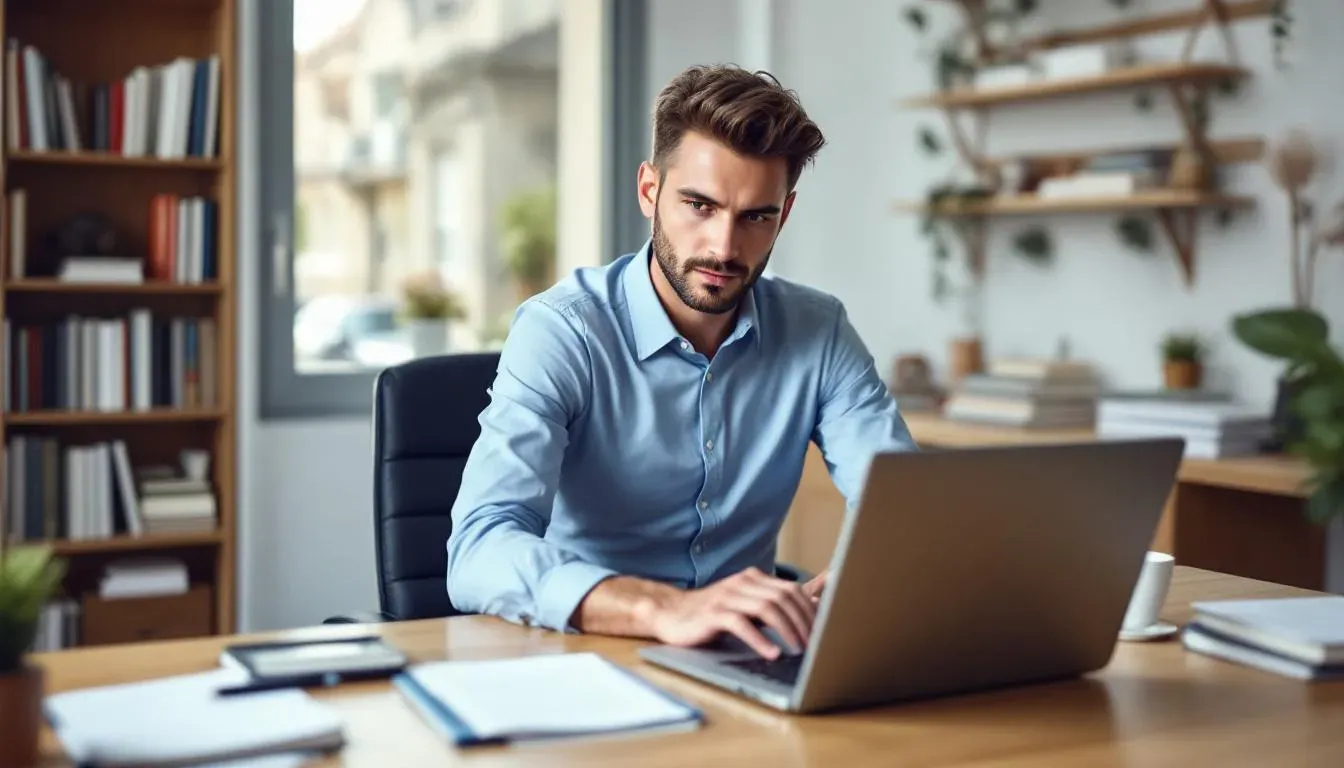 In the image, a couple is sitting at a table with a mortgage lender, discussing their mortgage preapproval options. They are reviewing documents such as the credit report and monthly mortgage payment estimates while considering different loan programs like FHA loans and VA loans for their first home purchase.