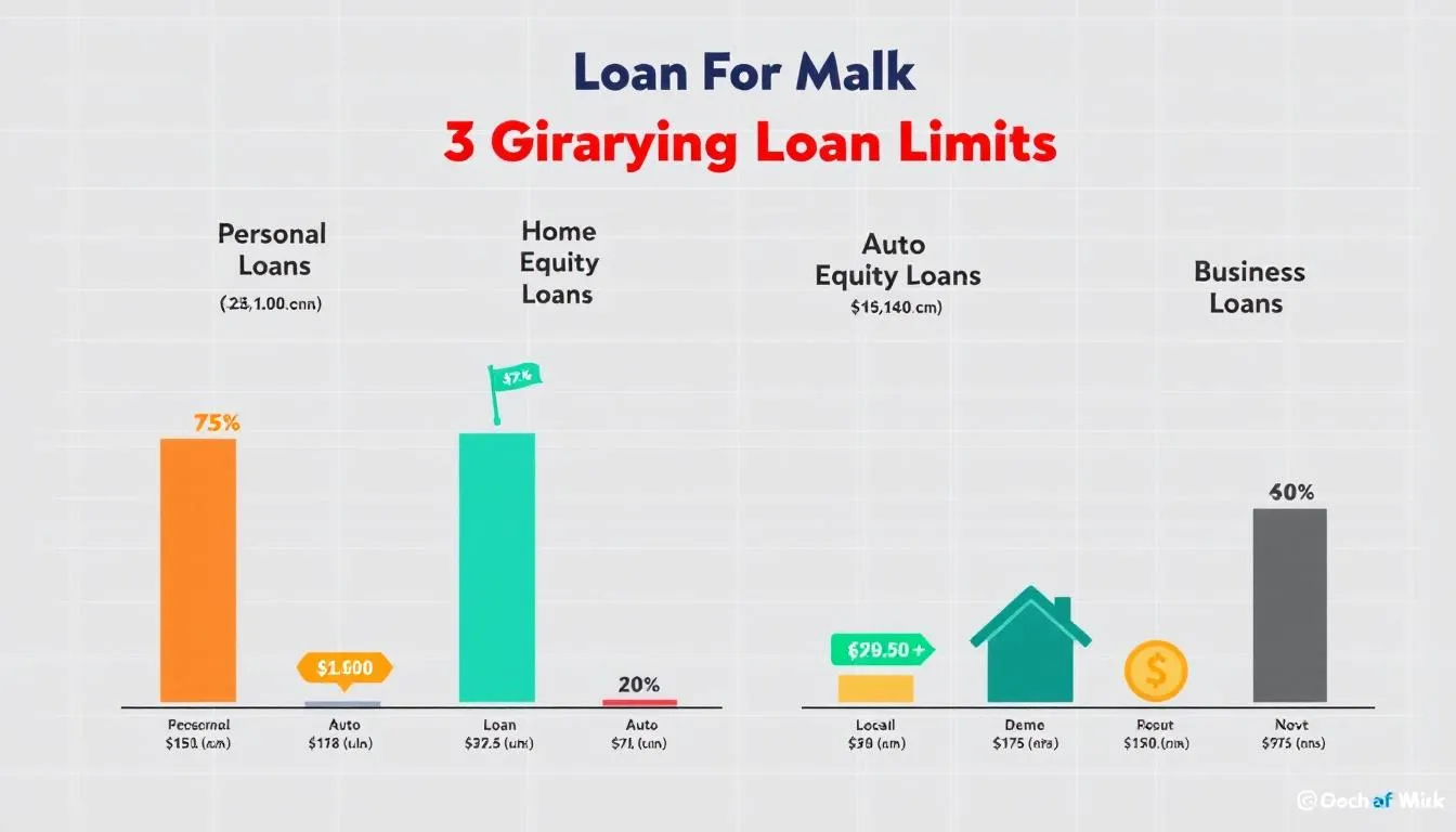 In the image, various loan limits are displayed, highlighting the differences between conforming loans and nonconforming loans. It emphasizes the conforming loan limits set by the Federal Housing Finance Agency and includes visual representations of maximum loan amounts and down payment requirements for conventional mortgages.