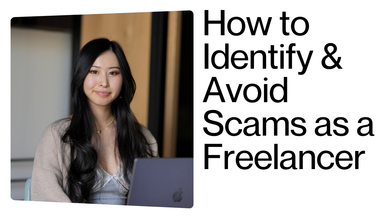 How To Identify & Avoid Scams as a Freelancer