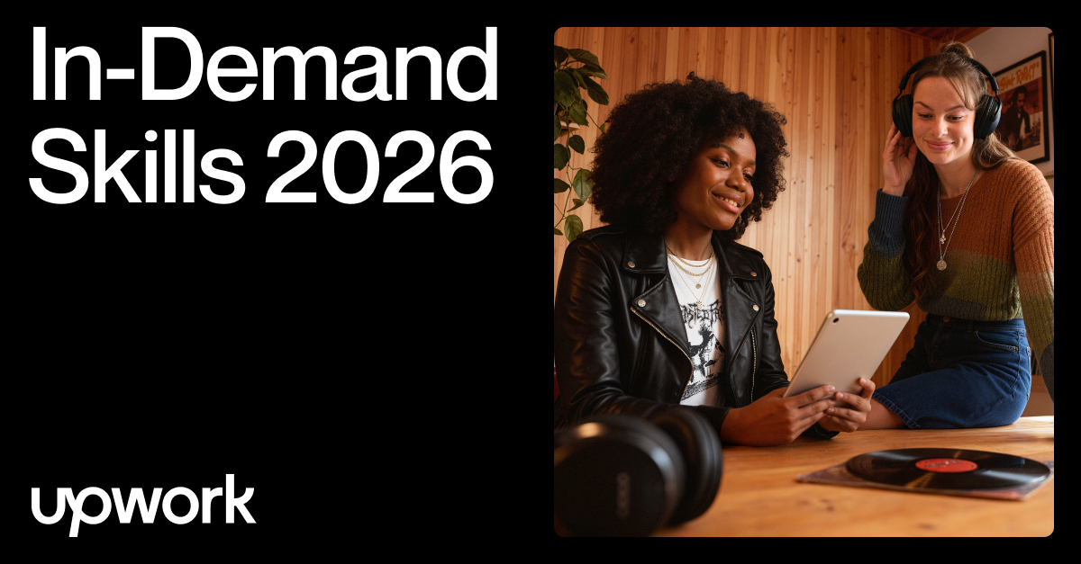 Upwork In-Demand Skills 2026 리포트 데이터 시각화