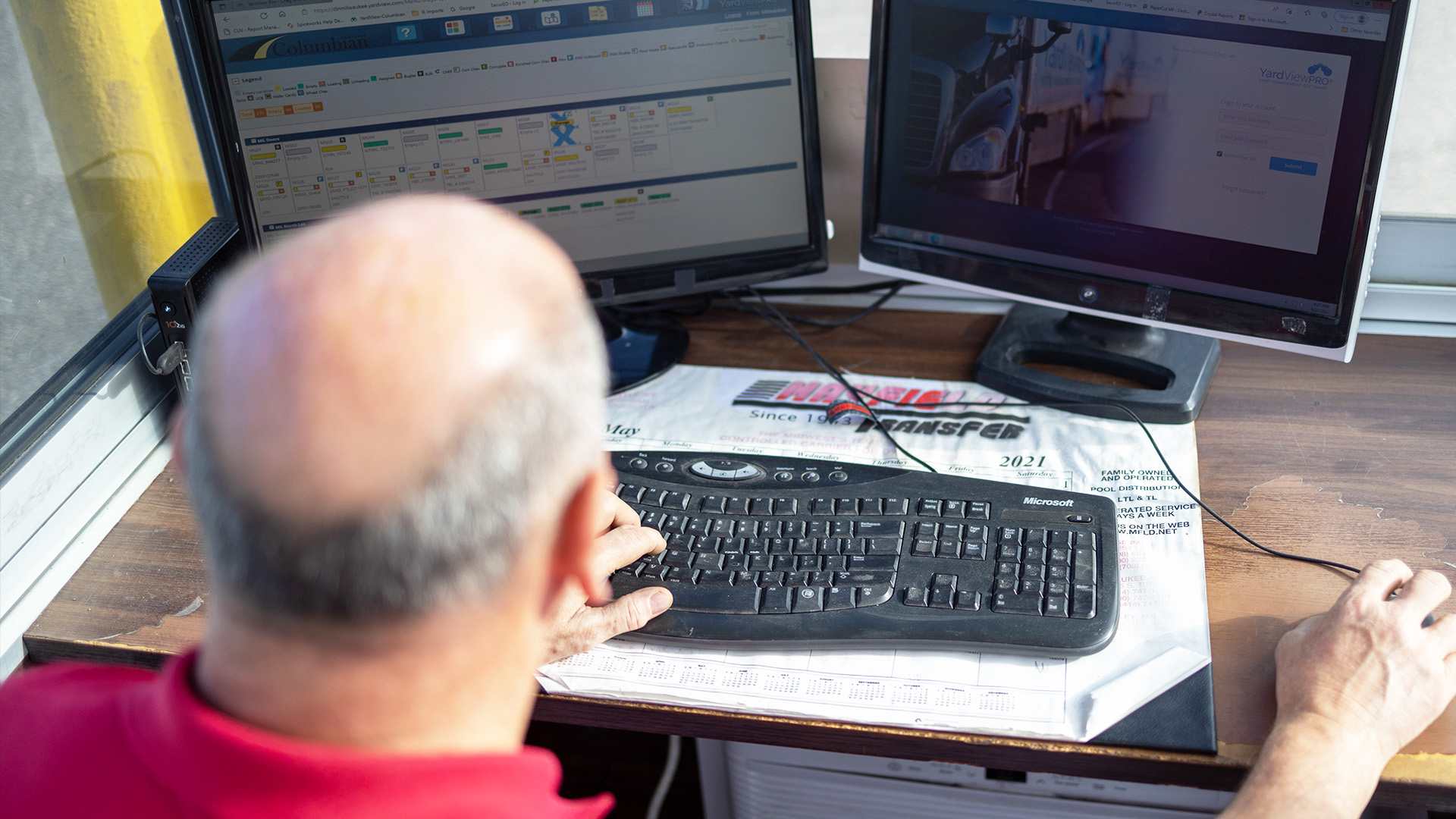 User or subscriber of a yard management system