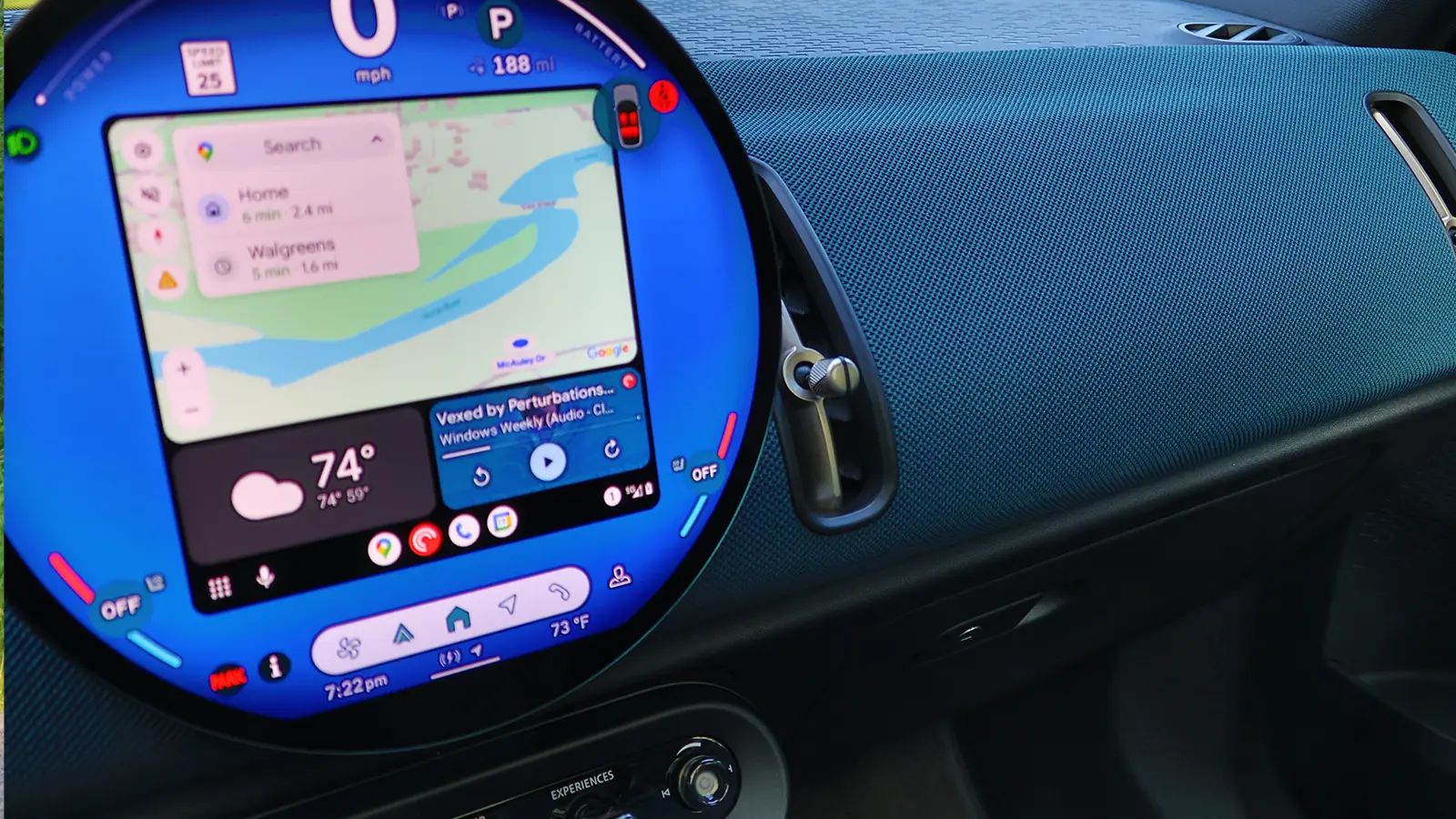 2025 Mini Countryman dashboard view