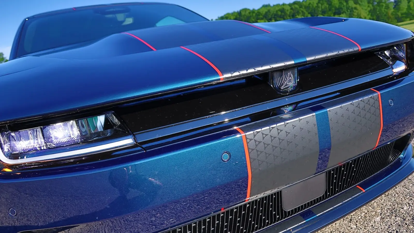 2025 Dodge Charger Scat Pack emblem front view