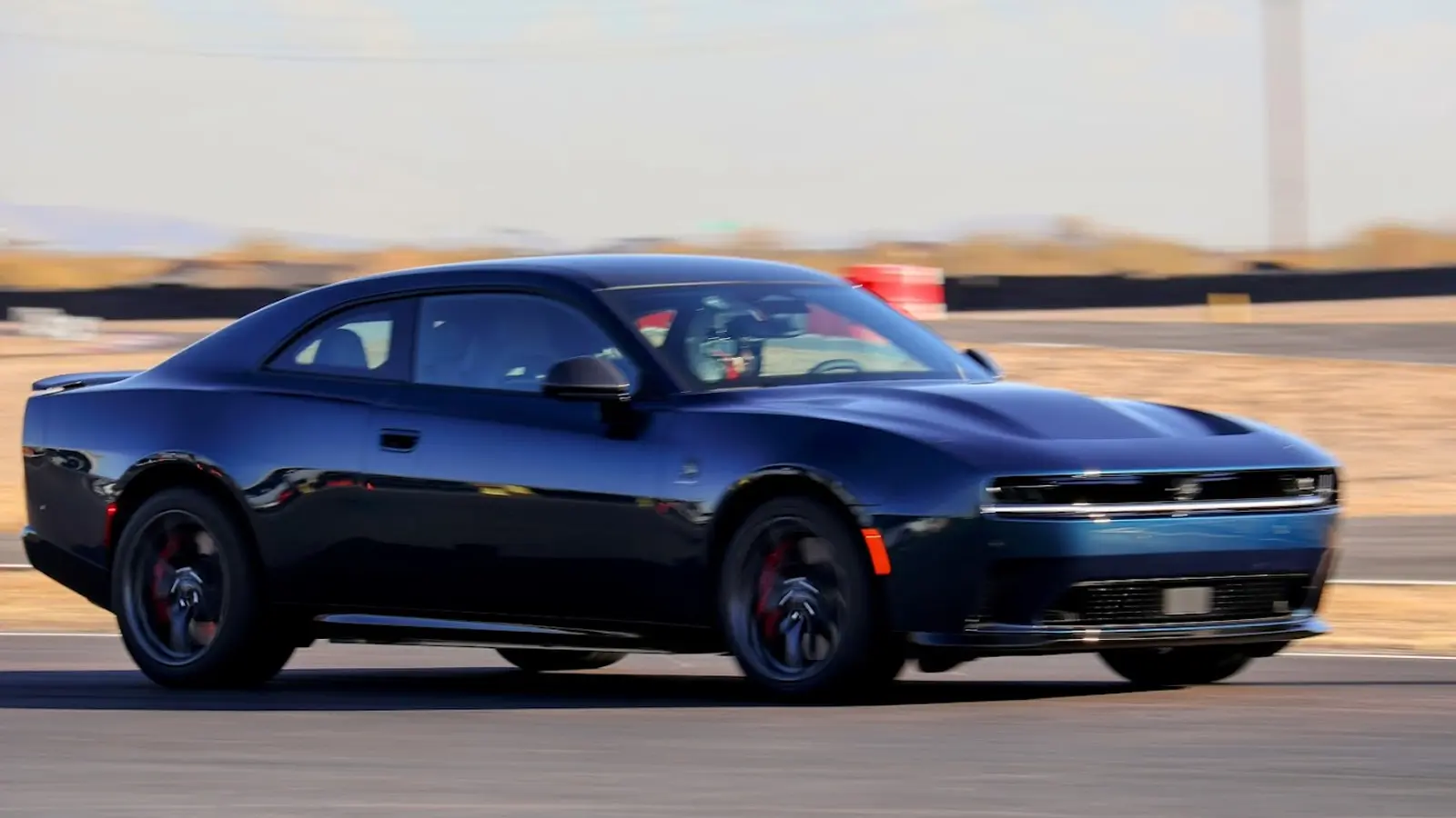 2025 Dodge Charger Scat Pack on a track