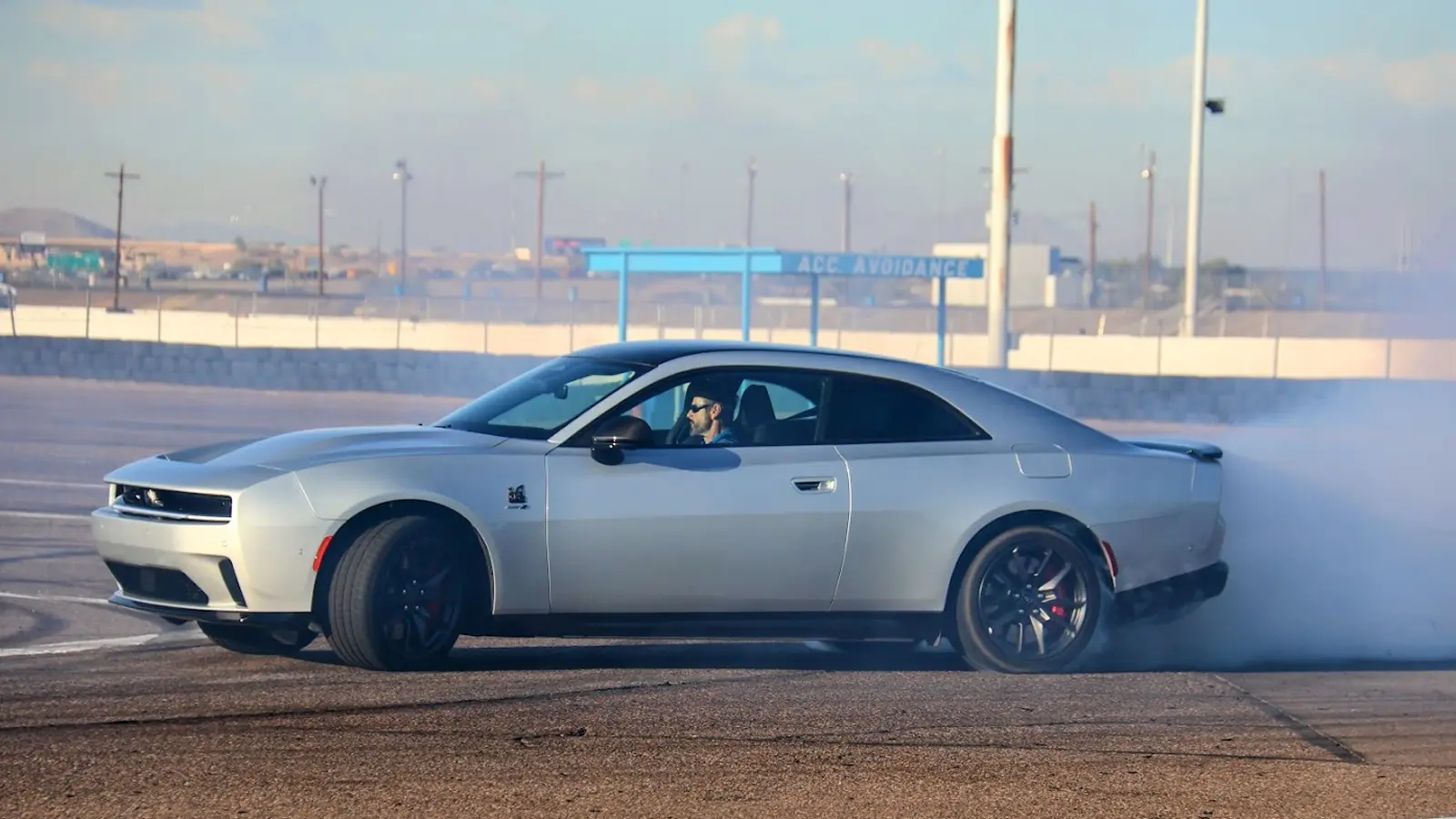 2025 Dodge Charger Scat Pack on a track