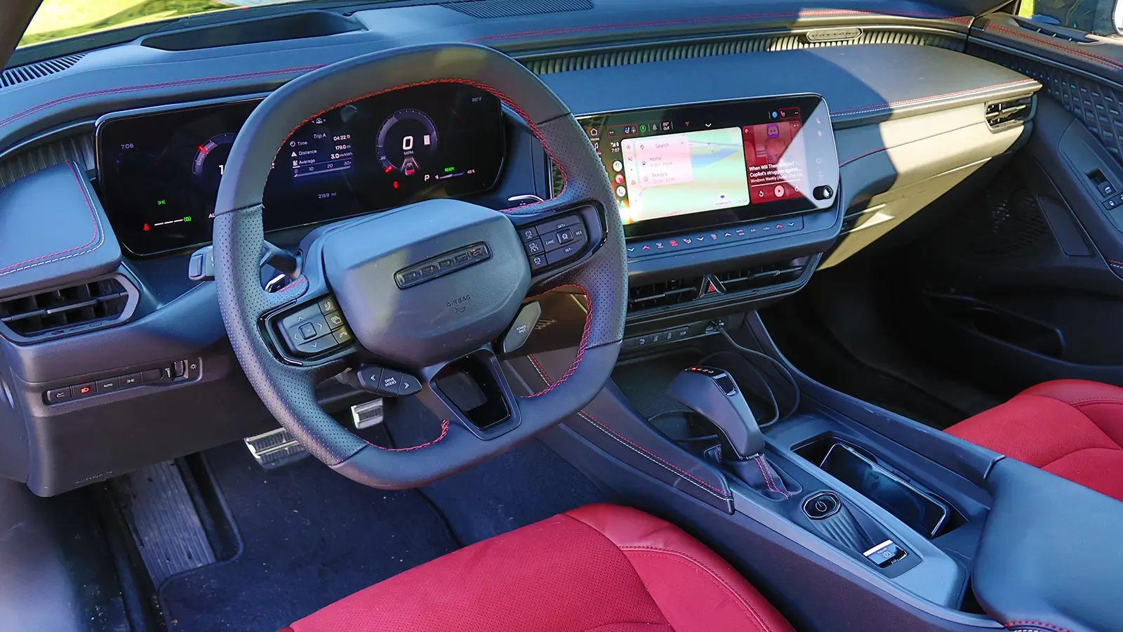 2025 Dodge Charger Scat Pack drivers view
