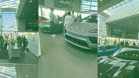 Porsche event in St.Paul MN