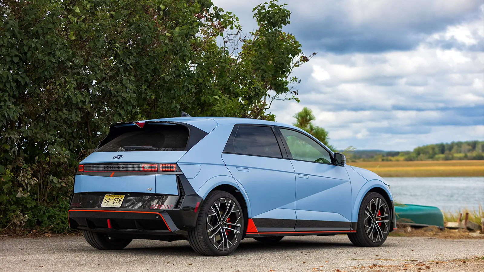 A 2025 Hyundai Ioniq 5 n side view