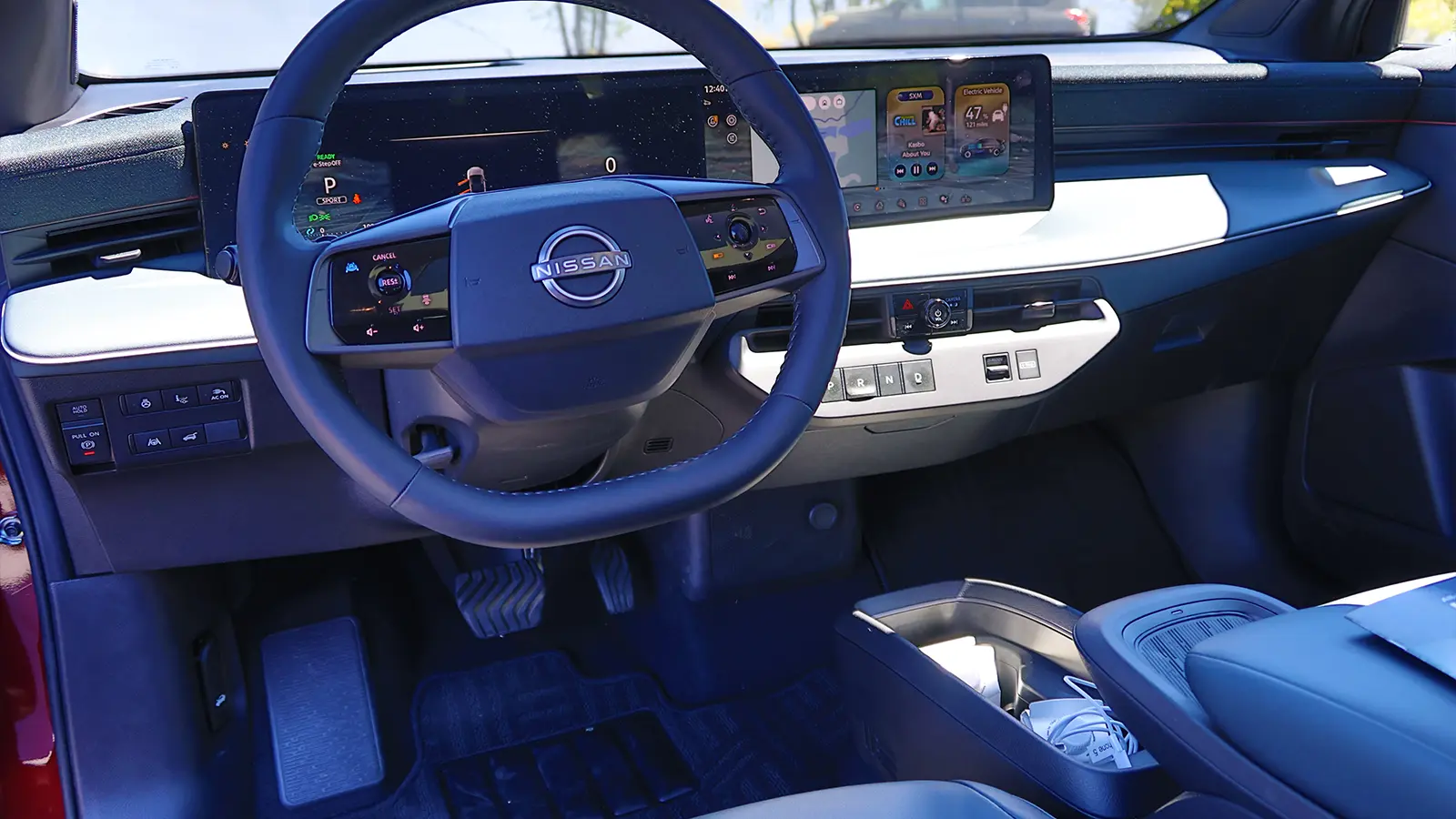 A 2026 Nissan Leaf drivers view