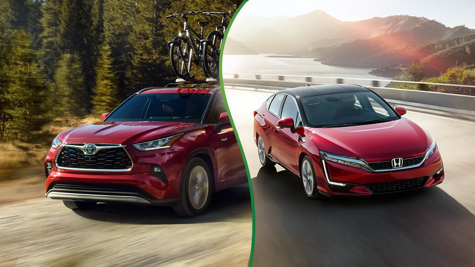 different types of green cars