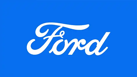 Logotipo azul de Ford