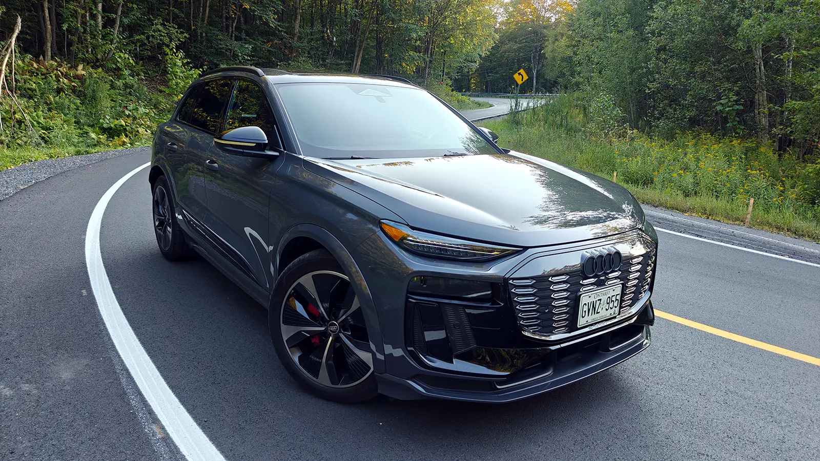 a 2025 Audi SQ6 e-tron front view