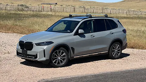 A grey 2025 BMW X5 review