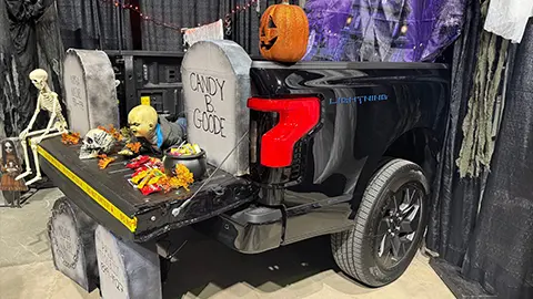 Casper Ford trick or treat event