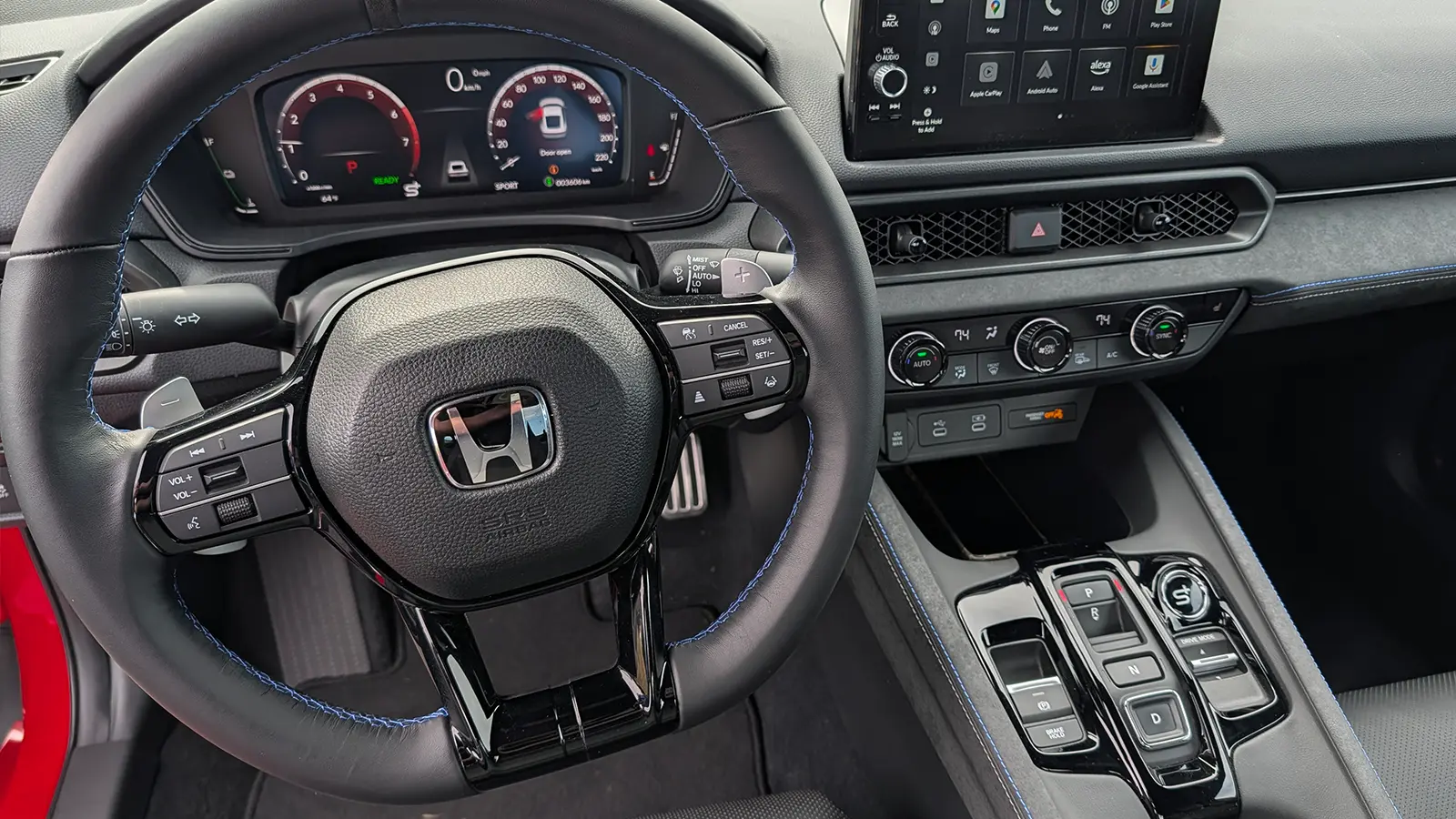 A 2026 Honda Prelude interior driver front view