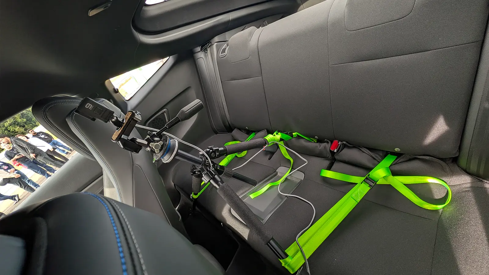 A 2026 Honda Prelude rear seat