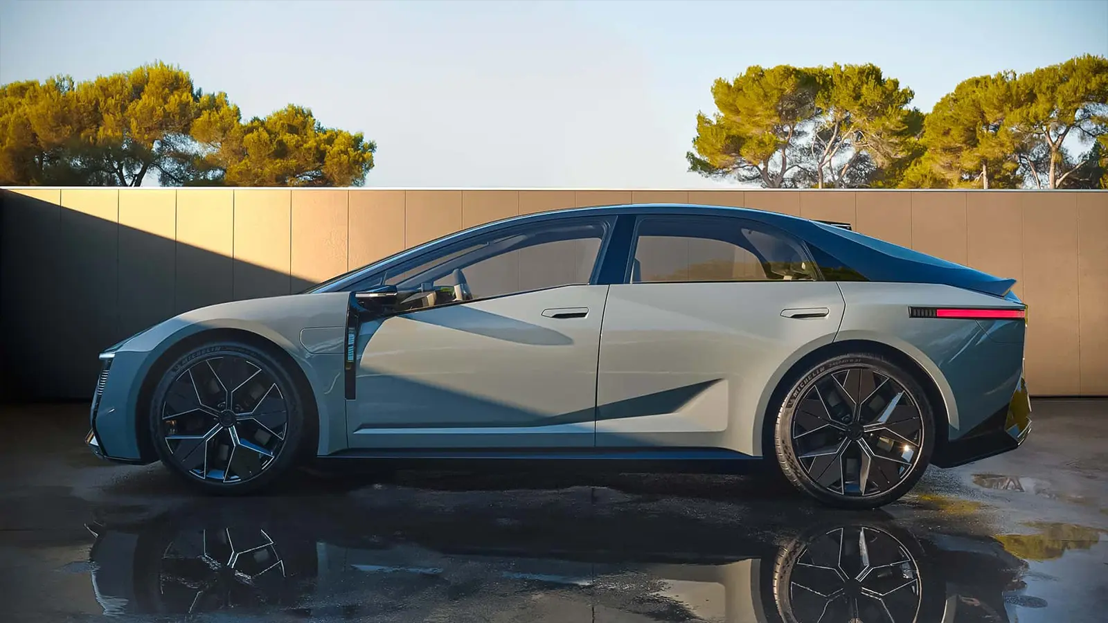 2026 Toyota Corolla EV concept side profile