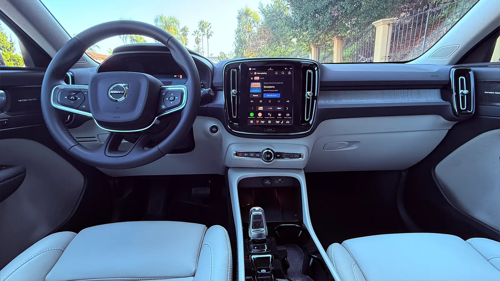 A 2026 Volvo XC40 driver side view front view