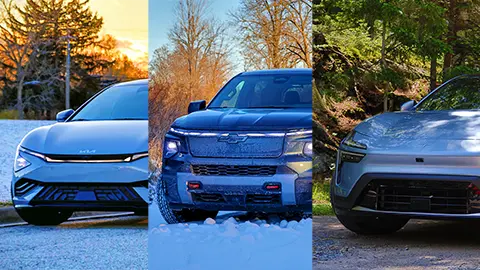 A head to head of three of the best EV's of 2025