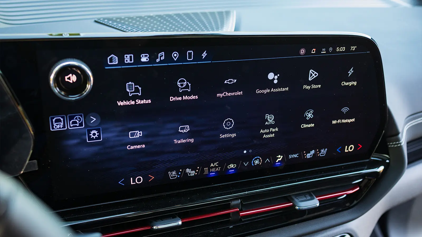 A 2026 Chevrolet Silverado EV trail boss driver HUD