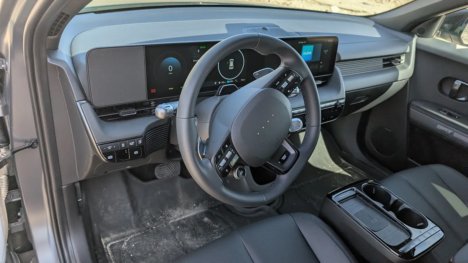 A 2026 Hyundai Ioniq 5 driver interior front view