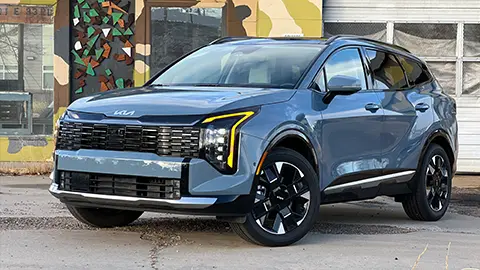 Un Kia Sportage Hybrid SX Prestige 2026 blue dark 