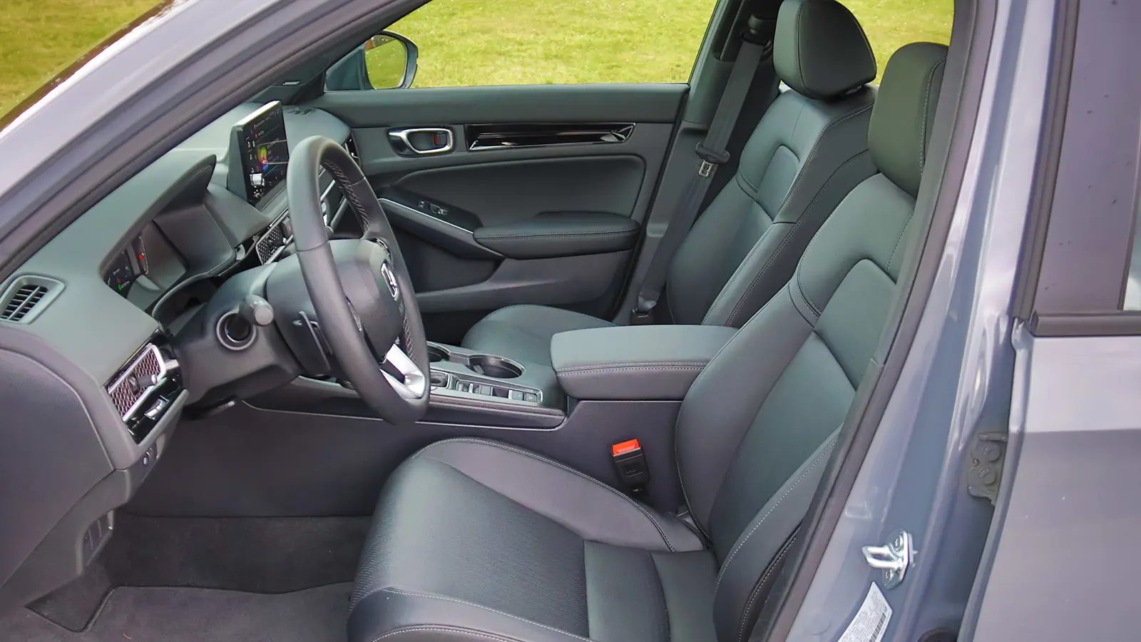 2026 honda civic hybrid driver interior side view