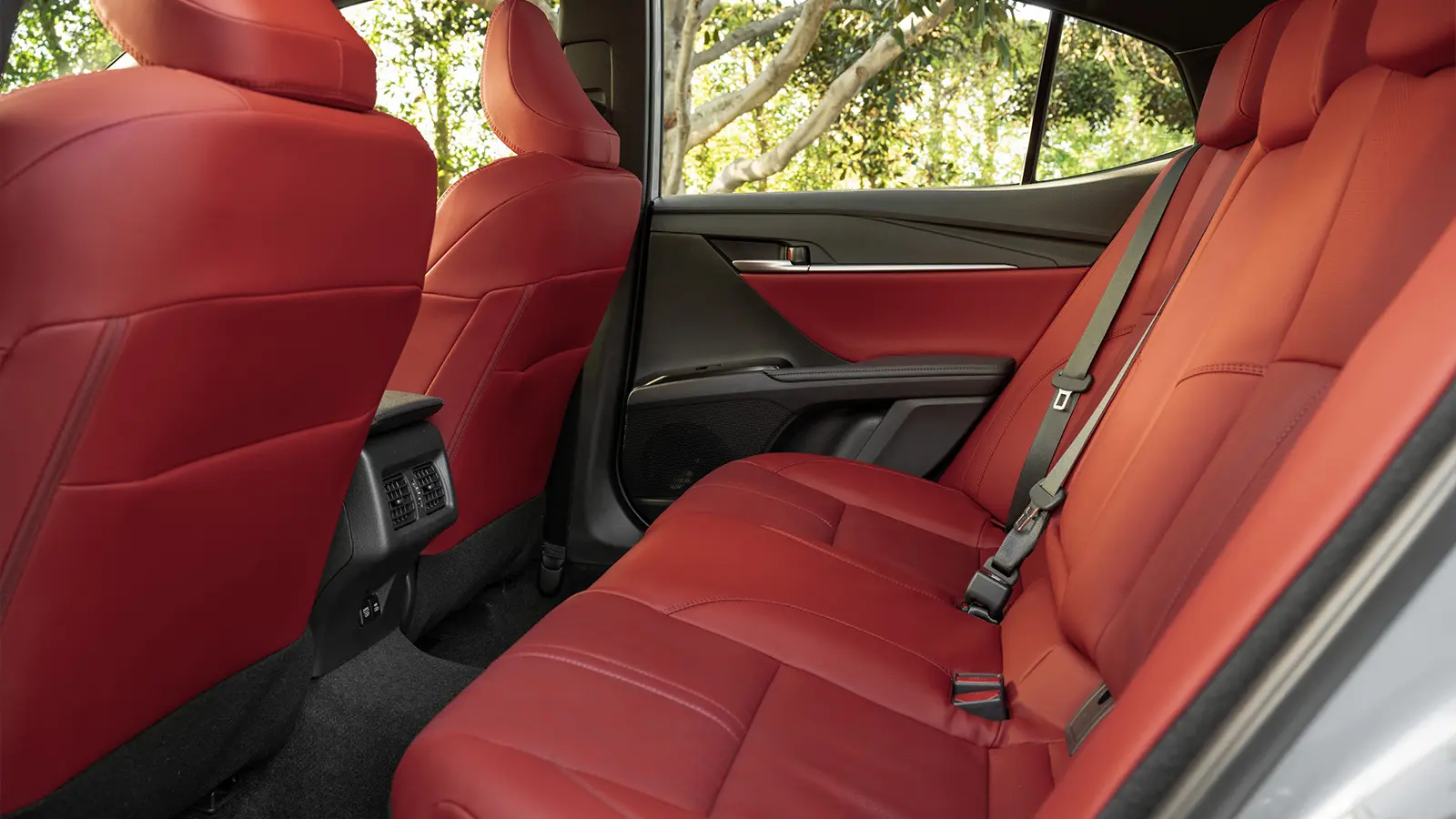 A 2026 Toyota Camry All-Wheel Drive rear seats