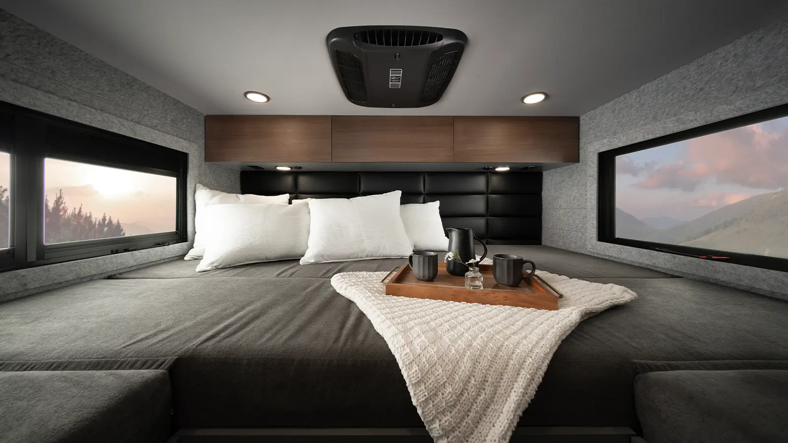 A Entegra Coach bedroom view