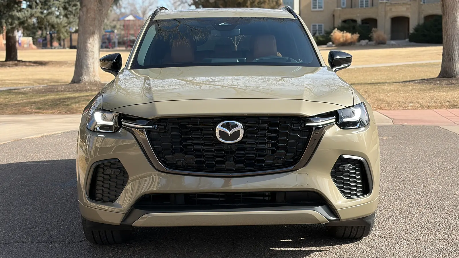 A 2026 Mazda CX 70 front nose view