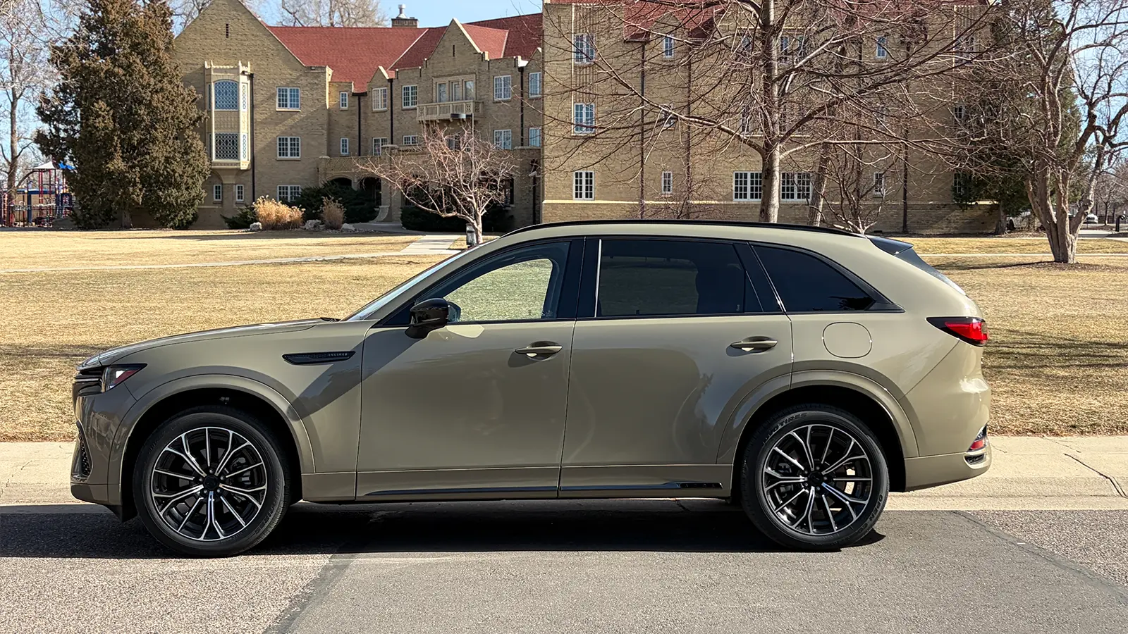 A 2026 Mazda CX 70 side view