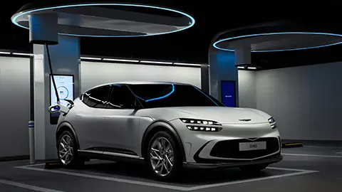 Public EV charging station
