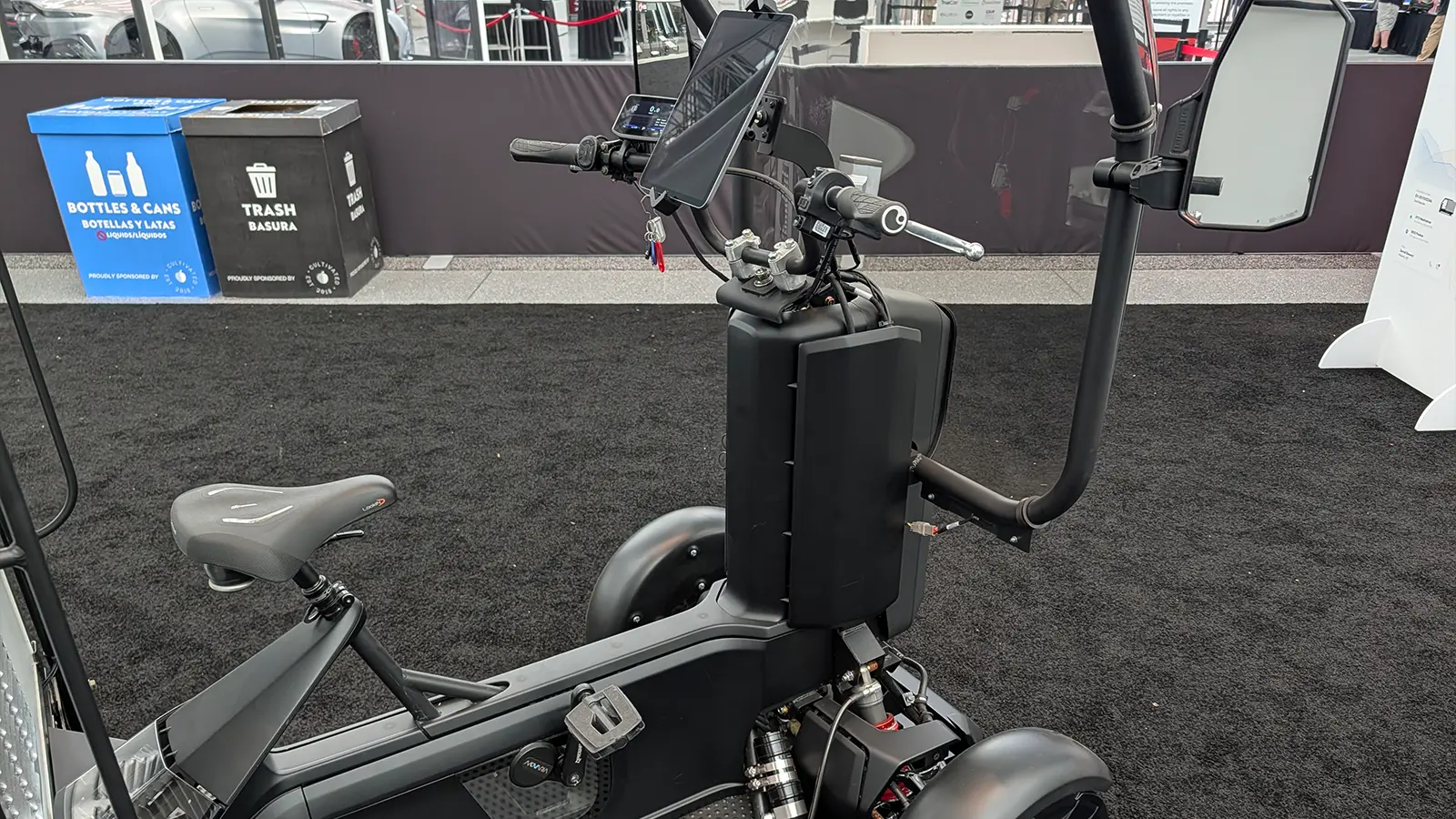 Honda Fastport eQuad front interior view