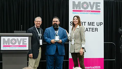 MOVE America 2025 podium