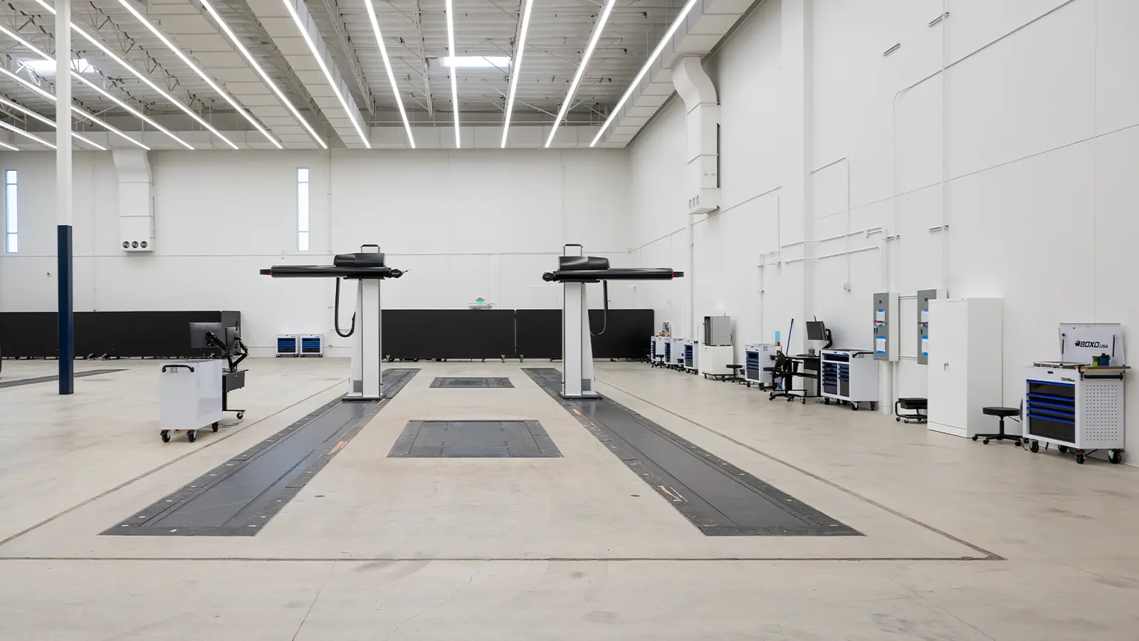 The Ford electric vehicle development center design studio
