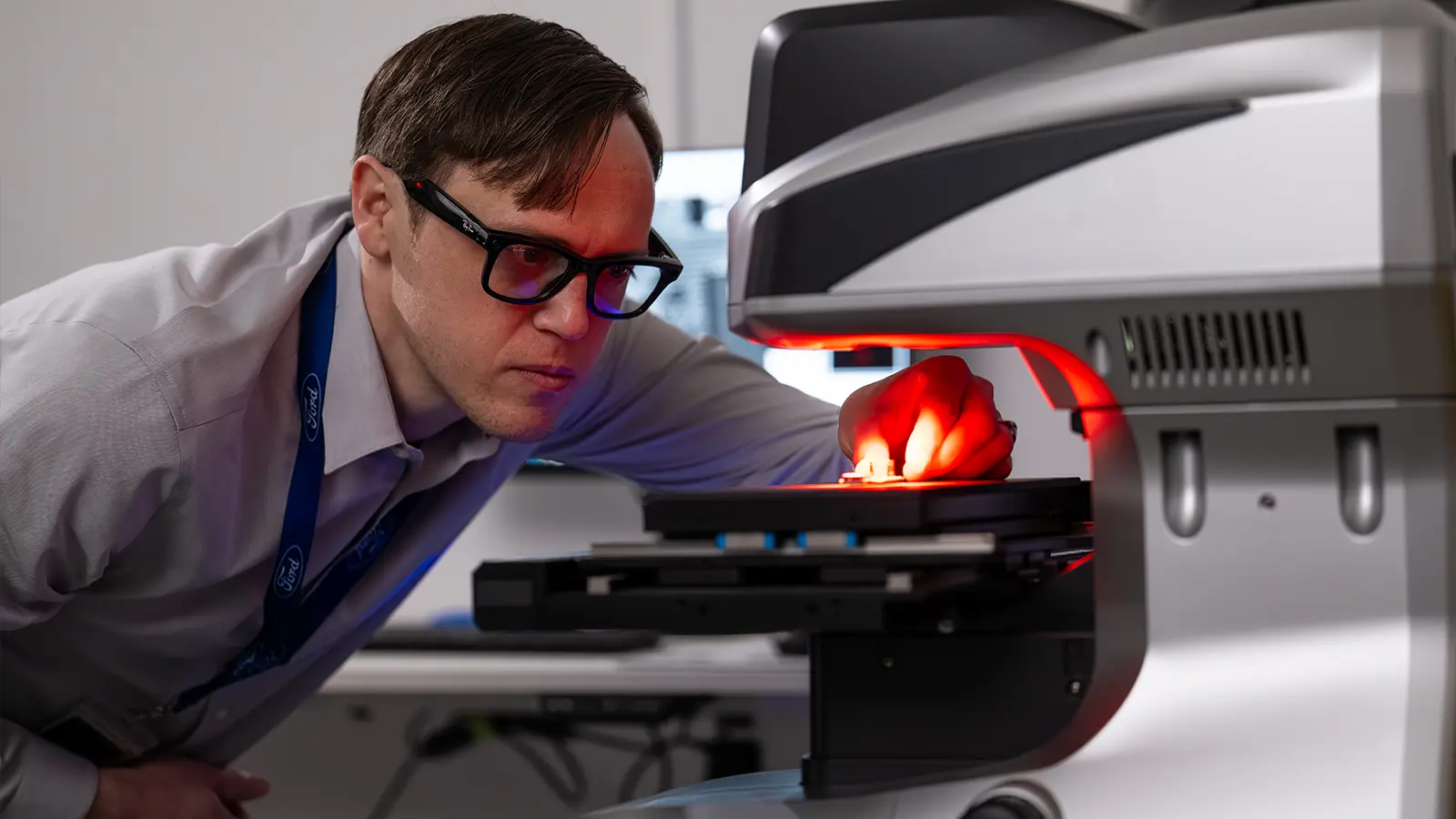 Ford's Electric Vehicle Development Center (EVDC) laser scanner