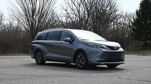 2026 Toyota Sienna Hybrid parked in a parking lot