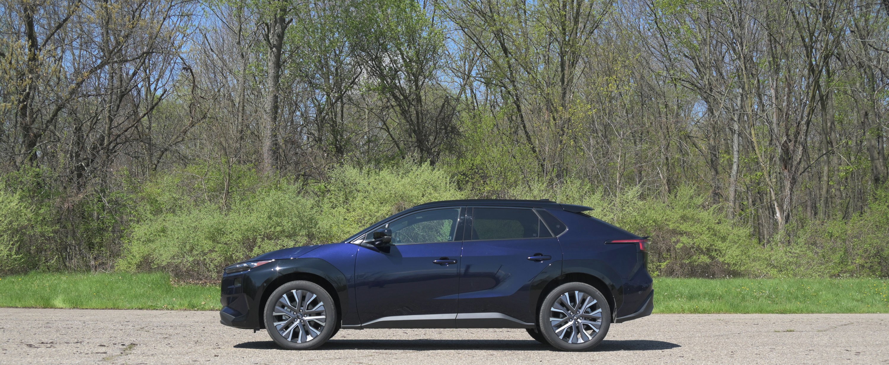 2026 Subaru Solterra Touring XT on a trail
