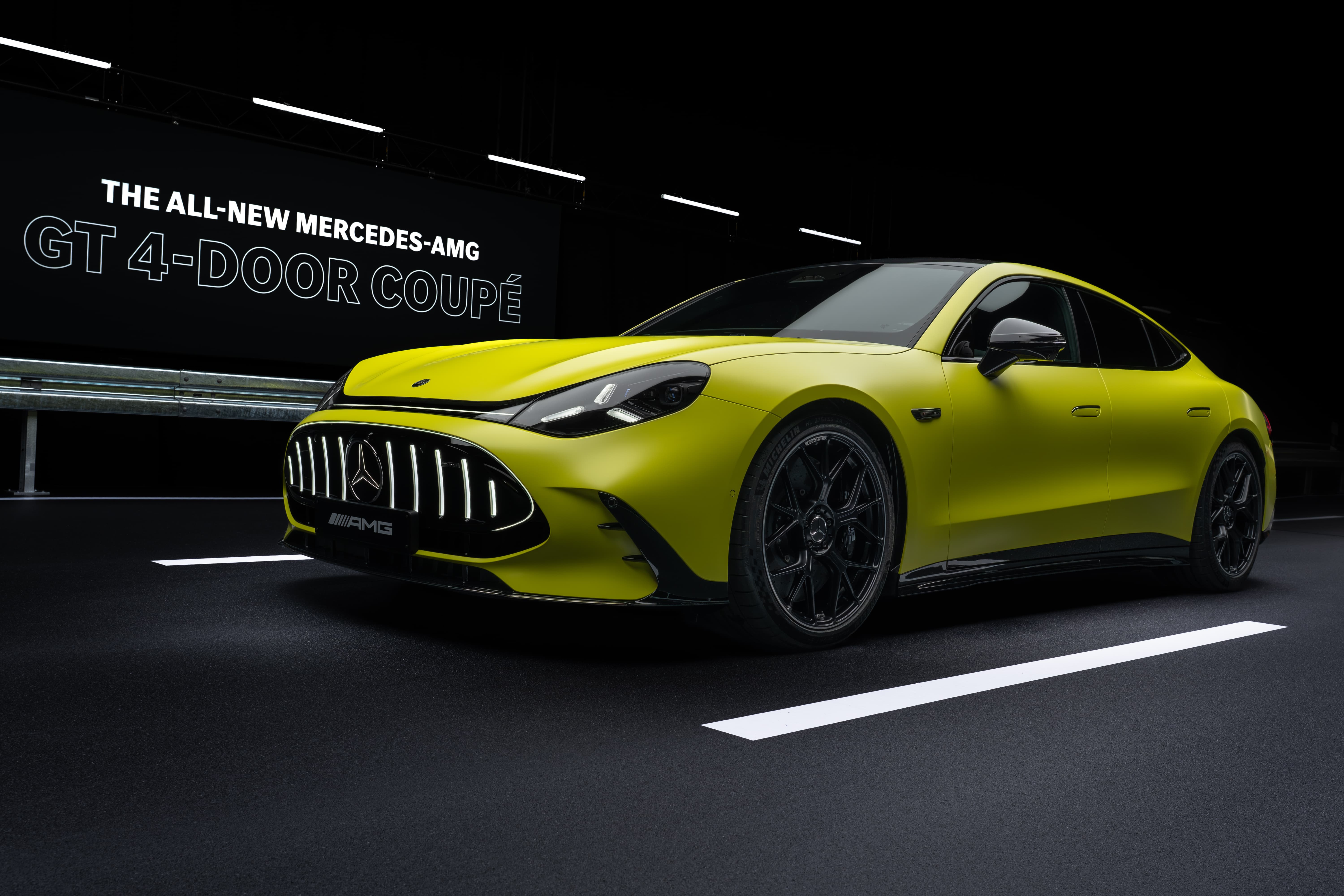 2027 Mercedes-AMG GT 4-Door Coupe in High Speed