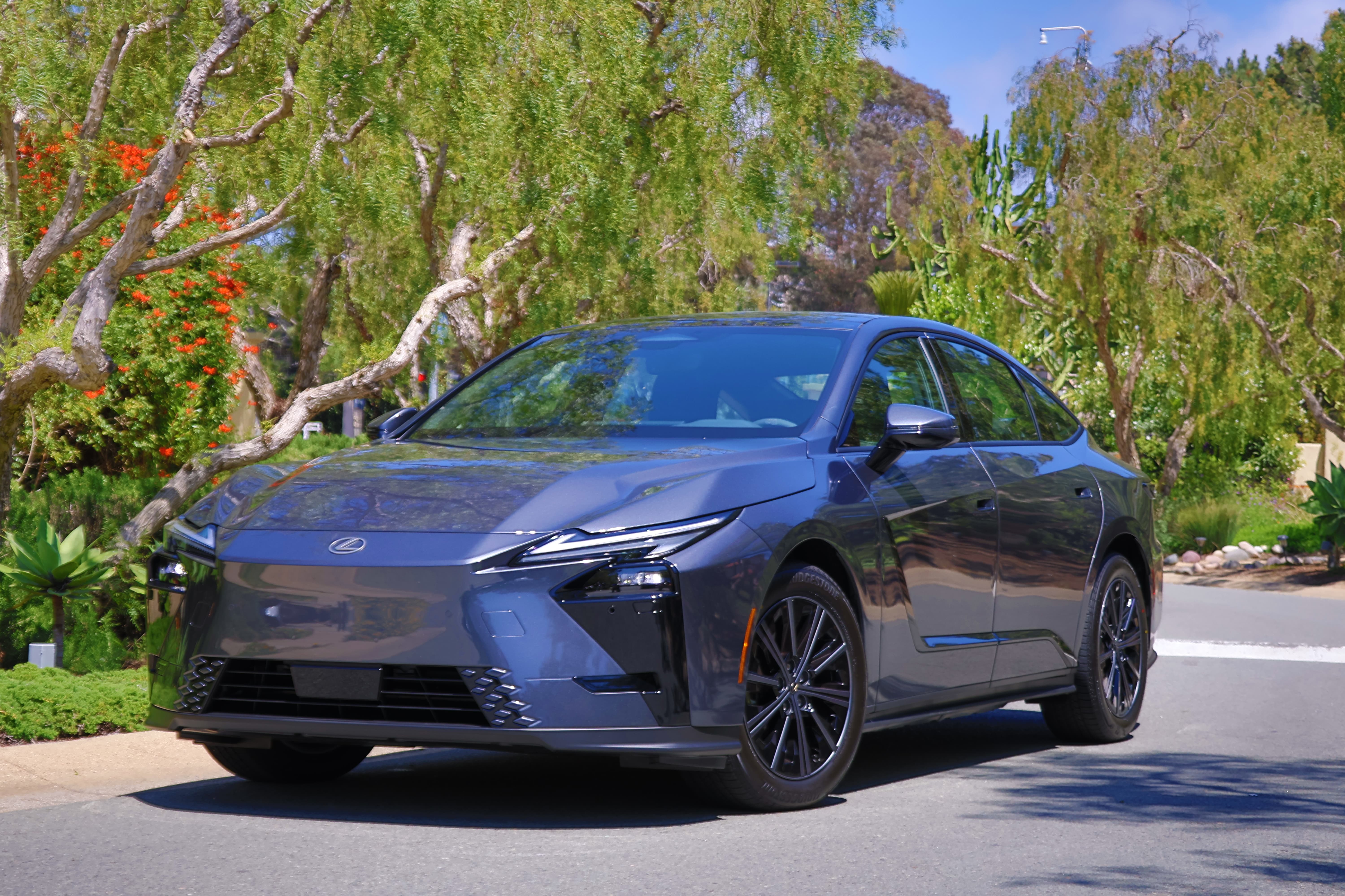 2026 Lexus ES350e ES500e Wavelength parked outside