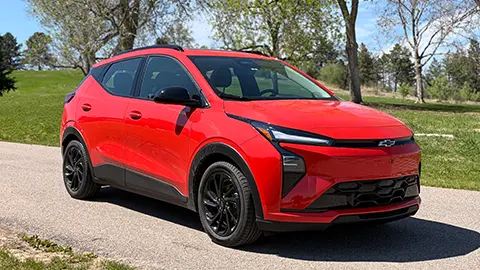 Chevrolet Bolt 2027 standing outside