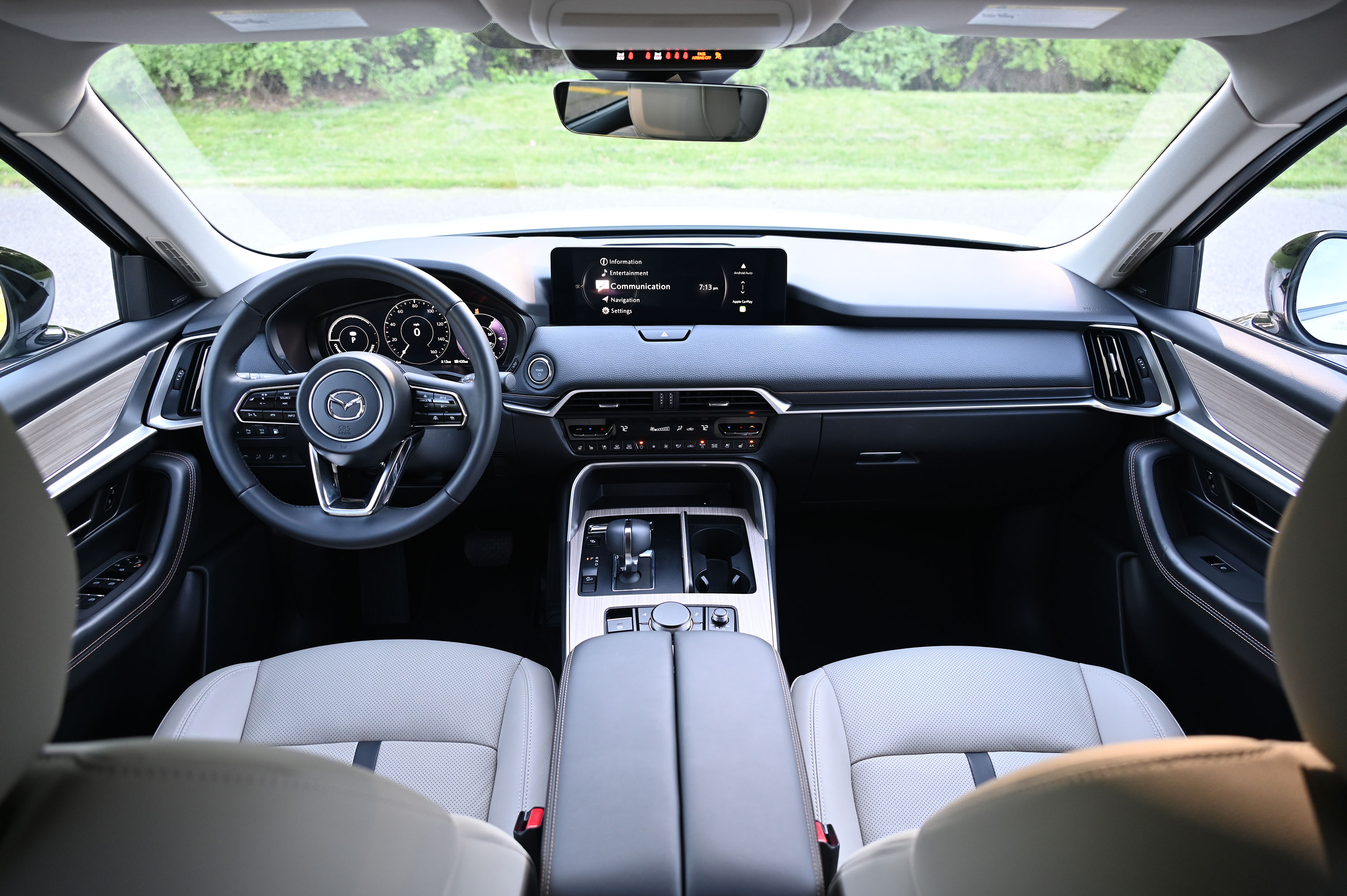 2026 Mazda CX-90 black dashboard interior