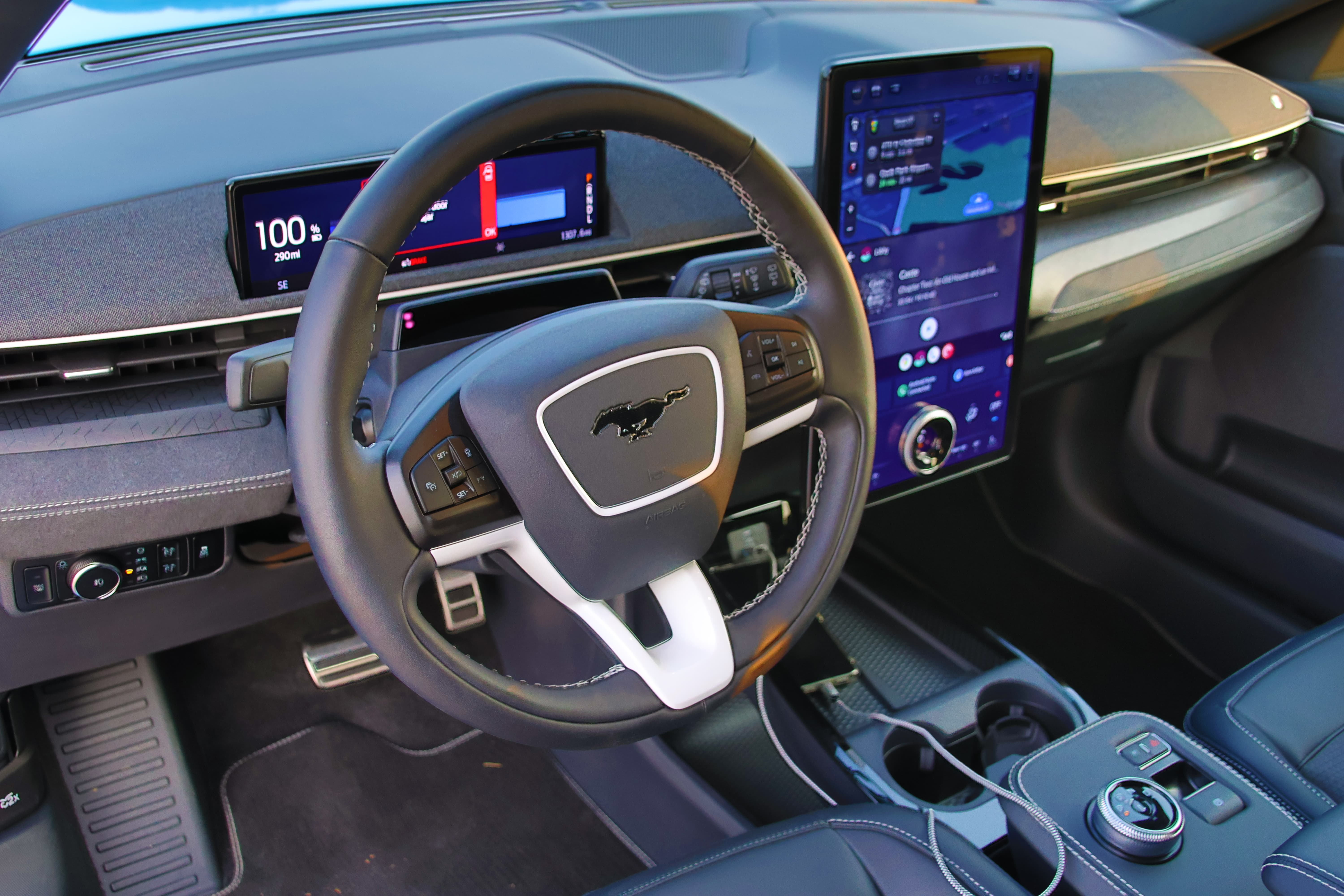 Interior of 2026 For Mustang Mach-E