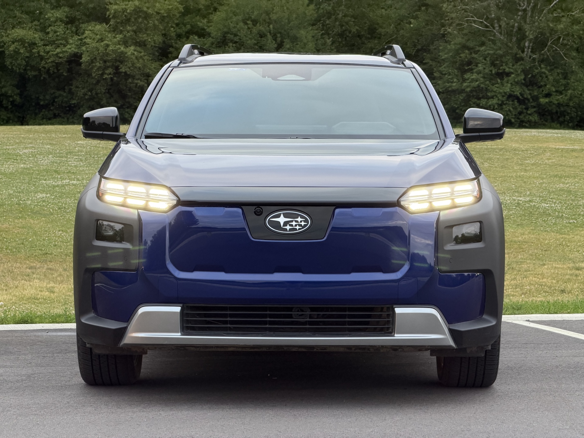 A Blue 2026 Subaru Trailseeker exterior front
