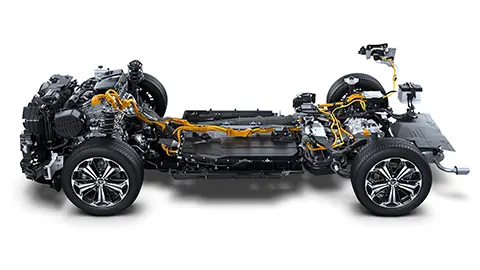Funcionamiento interno del Toyota RAV4 híbrido enchufable
