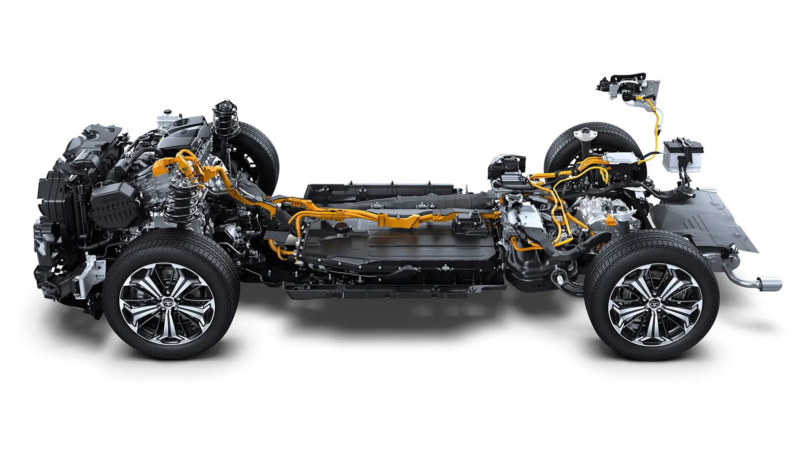 Funcionamiento interno del Toyota RAV4 híbrido enchufable