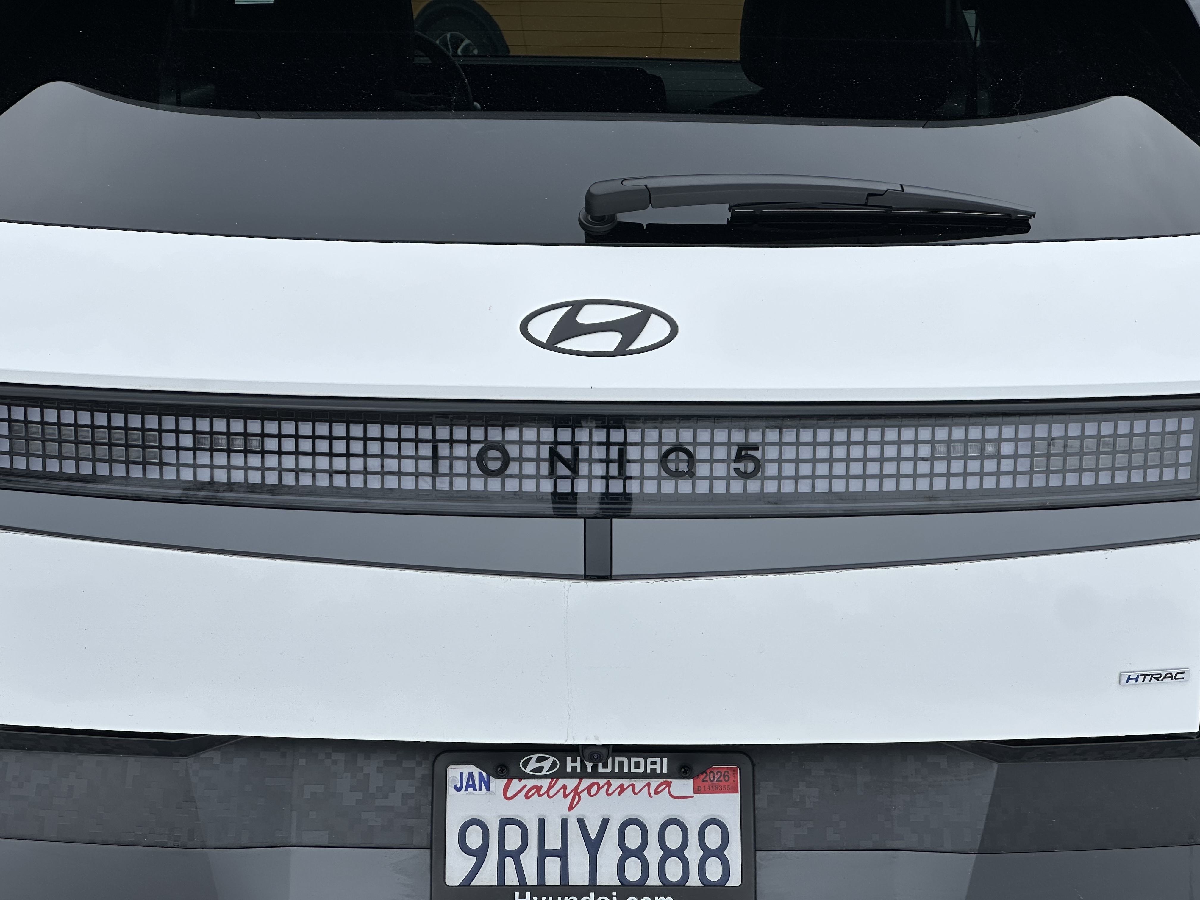 2026 Ioniq 5 close up of the rear bumper