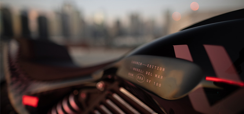 LiveWire Del Mar EV Motorcycle closeup