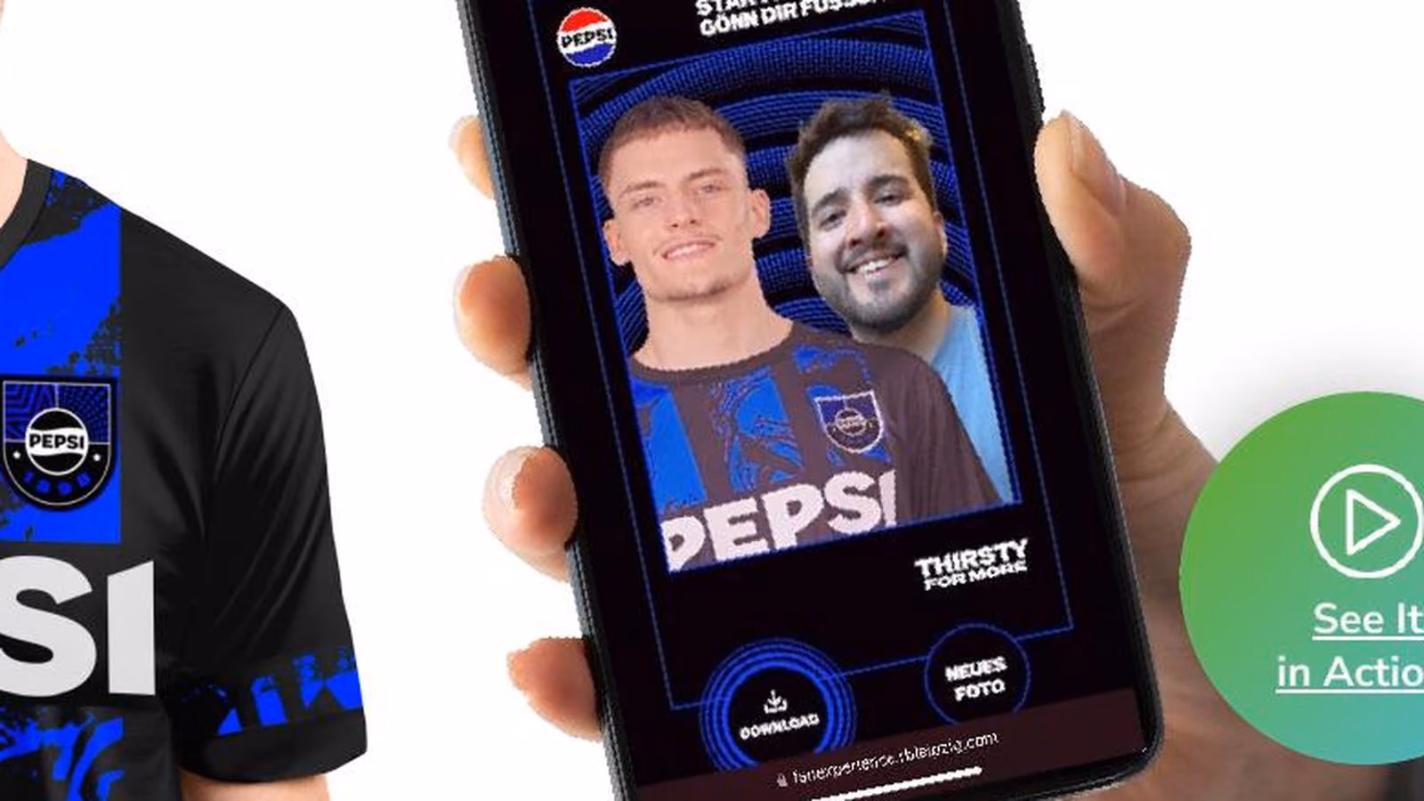 Bayer Leverkusen Fan-Kiosk mit interaktivem Foto-Erlebnis