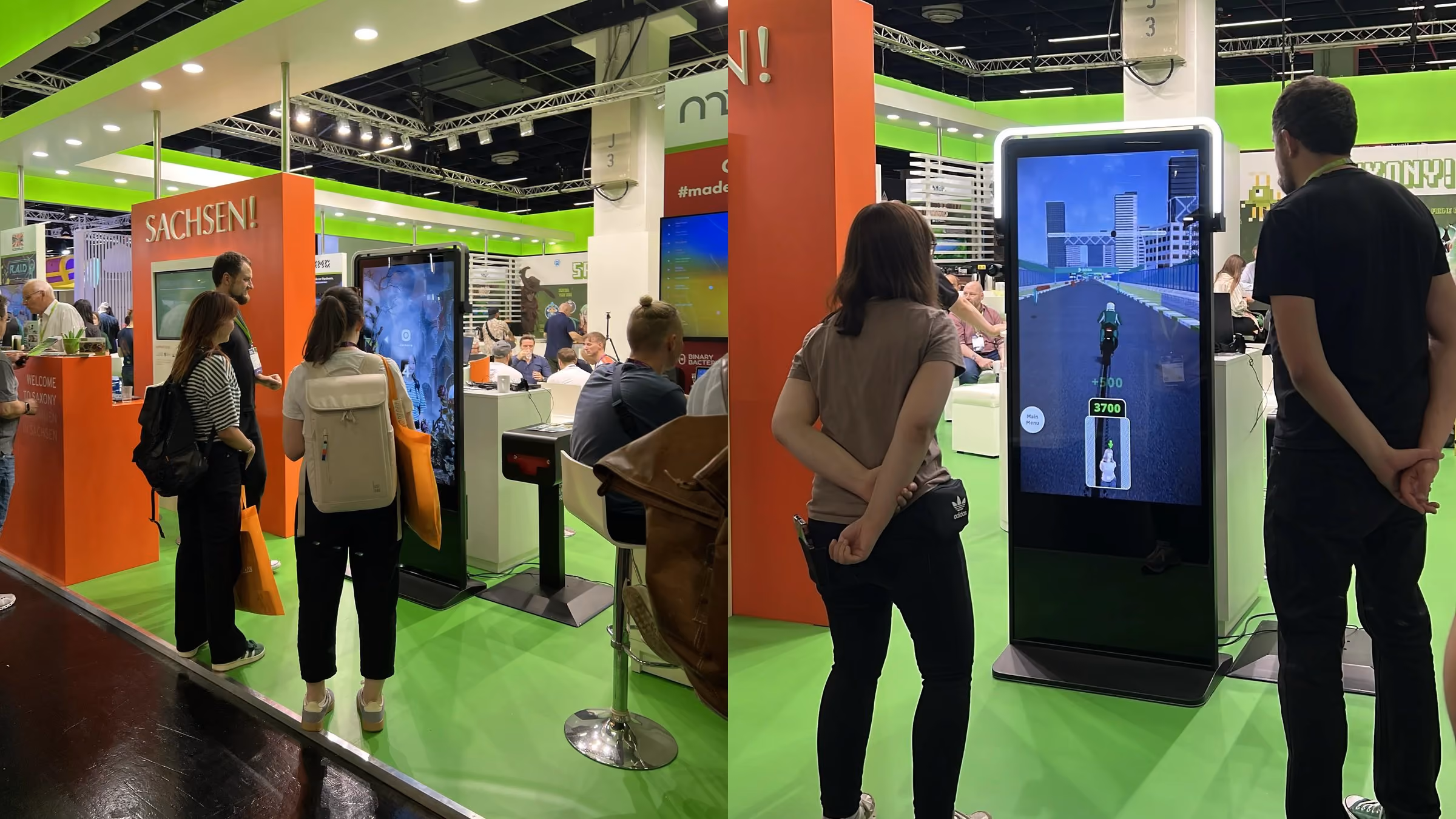 Sensape exhibited at the SAXONY! joint booth at Gamescom 2026 in Cologne (hall 4.1), August 26–28. The AR activation reached over 28,000 people and delivered 450+ game results via QR code – no app download required.